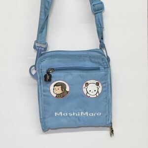 Mashi Maro Mashimaro Anime Japan Blue Wallet Purse Adorable Light Blue Vintage